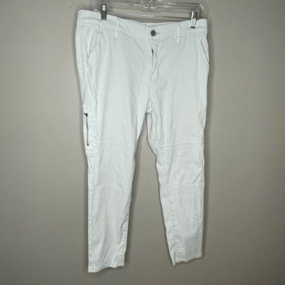 AG Adriano Goldschmeid Light Tan The‎ Wyatt Utilitarian Slouchy Skinny Jeans